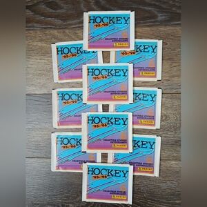 Panini 1995-96 Hockey Sticker Pack - Blue and Purple